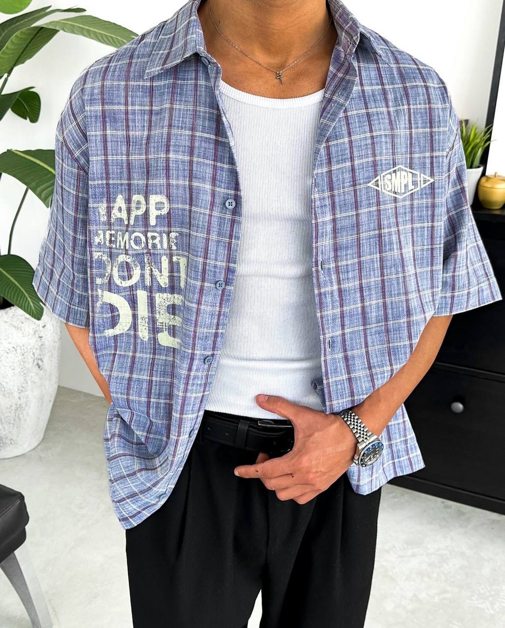 پیراهن آستین کوتاه Black sample