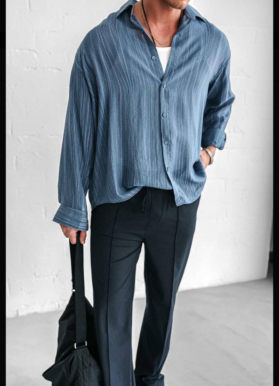 پیراهن خط دار آستین بلند برندGiesto